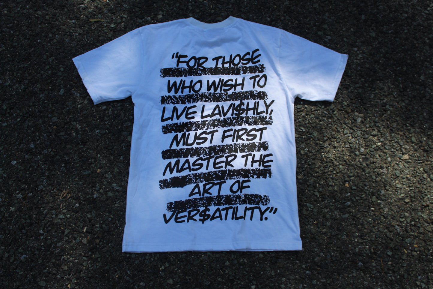 VER$A White Short Sleeve Tee