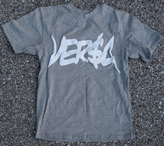 VER$A Grey Short Sleeve Tee